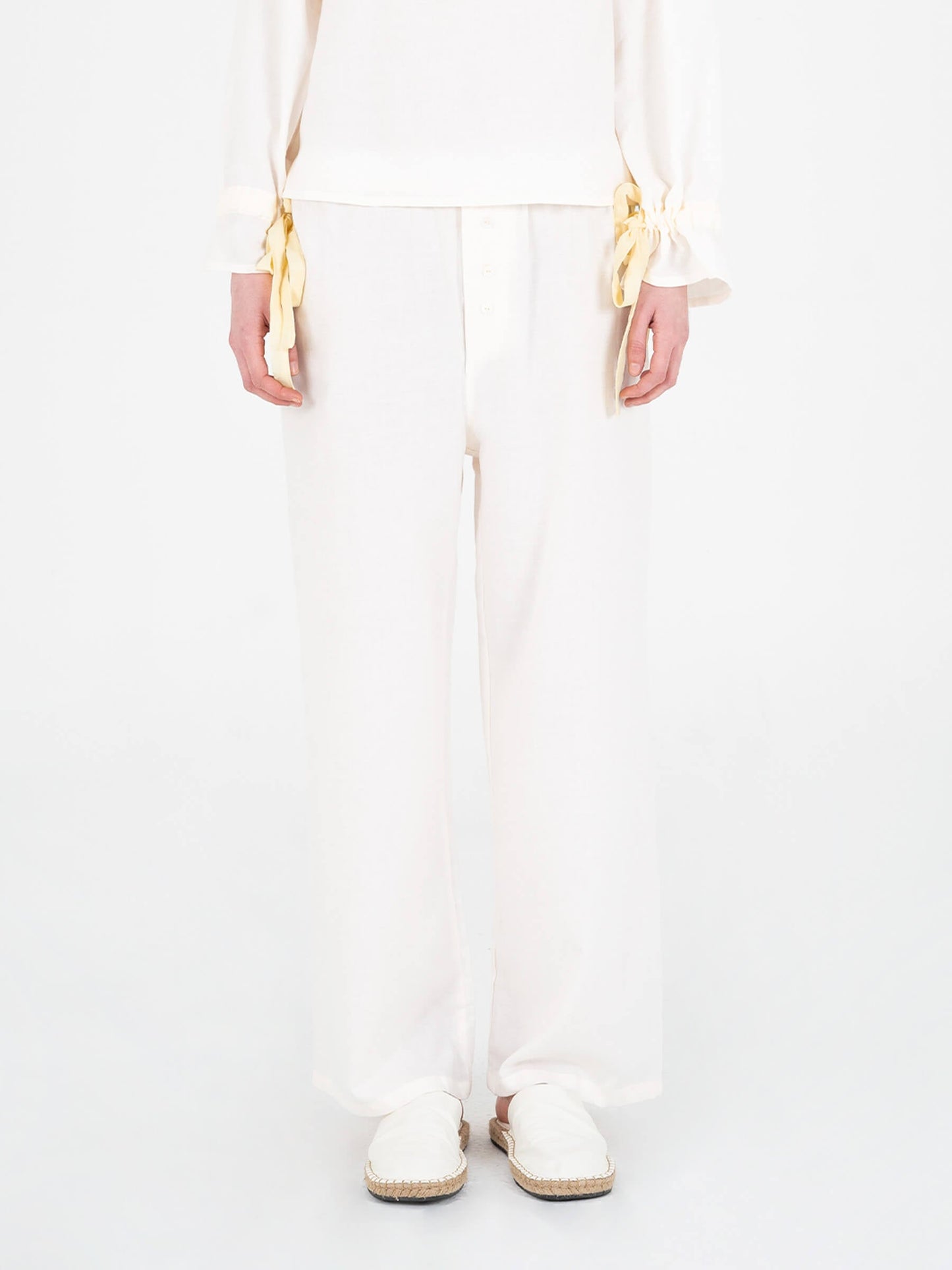 Arctic Cream Pyjama Pants pantalones