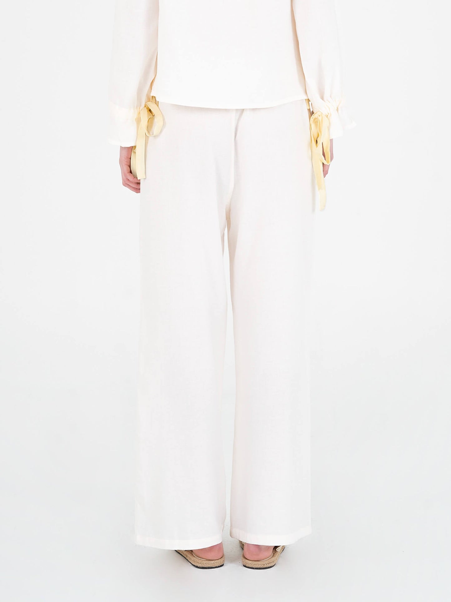 Arctic Cream Pyjama Pants pantalones