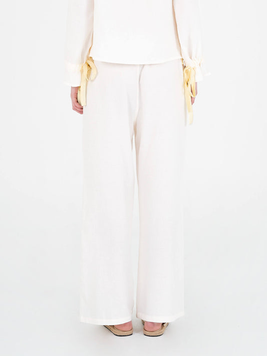 Arctic Cream Pyjama Pants pantalones