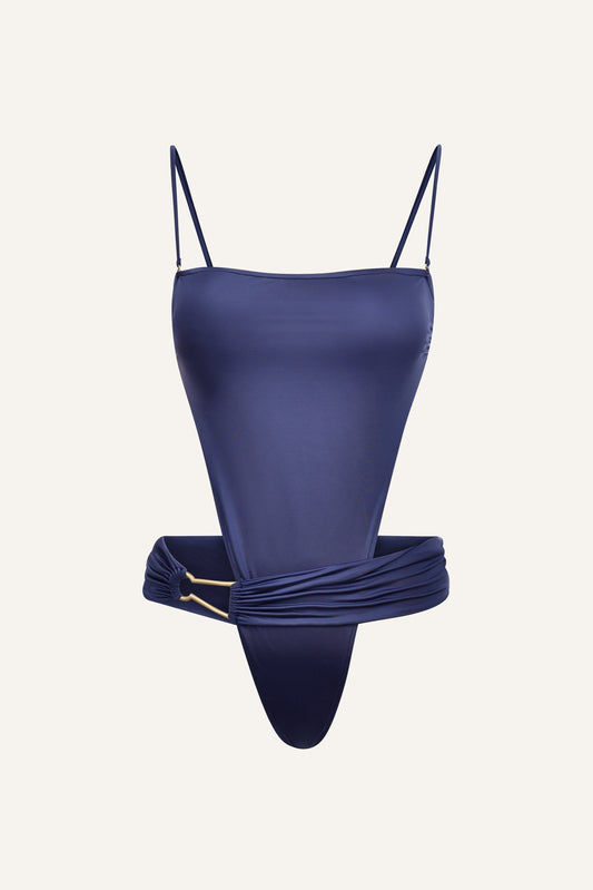 Aria swimsuit in charcoal