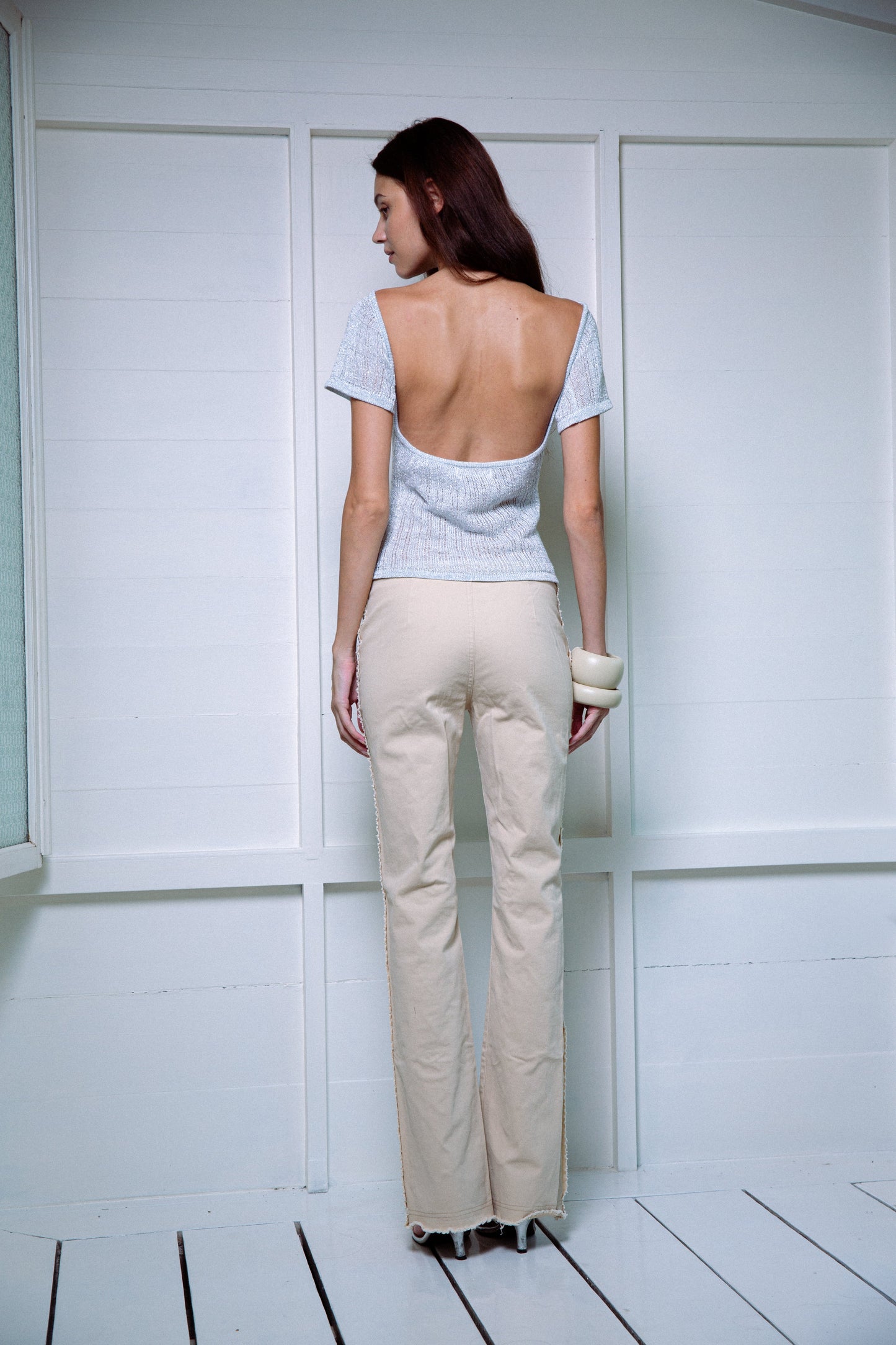 Rita Top Silver