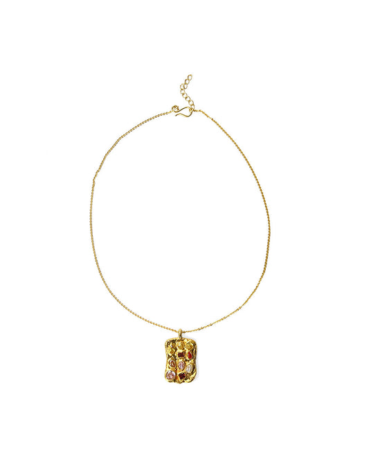 Placa Necklace Gold