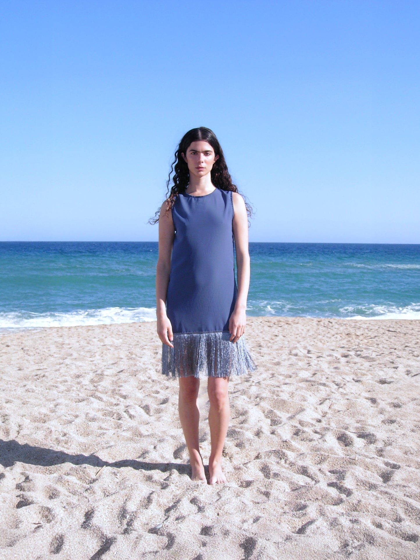 Evie Dress Blue