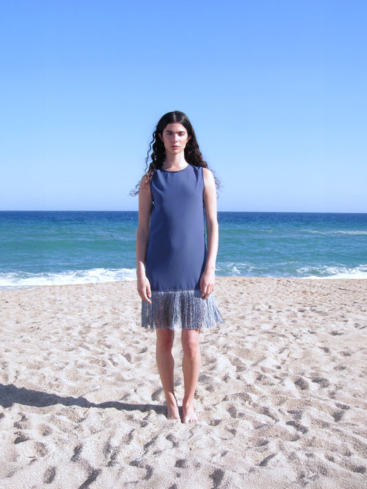Evie Dress Blue