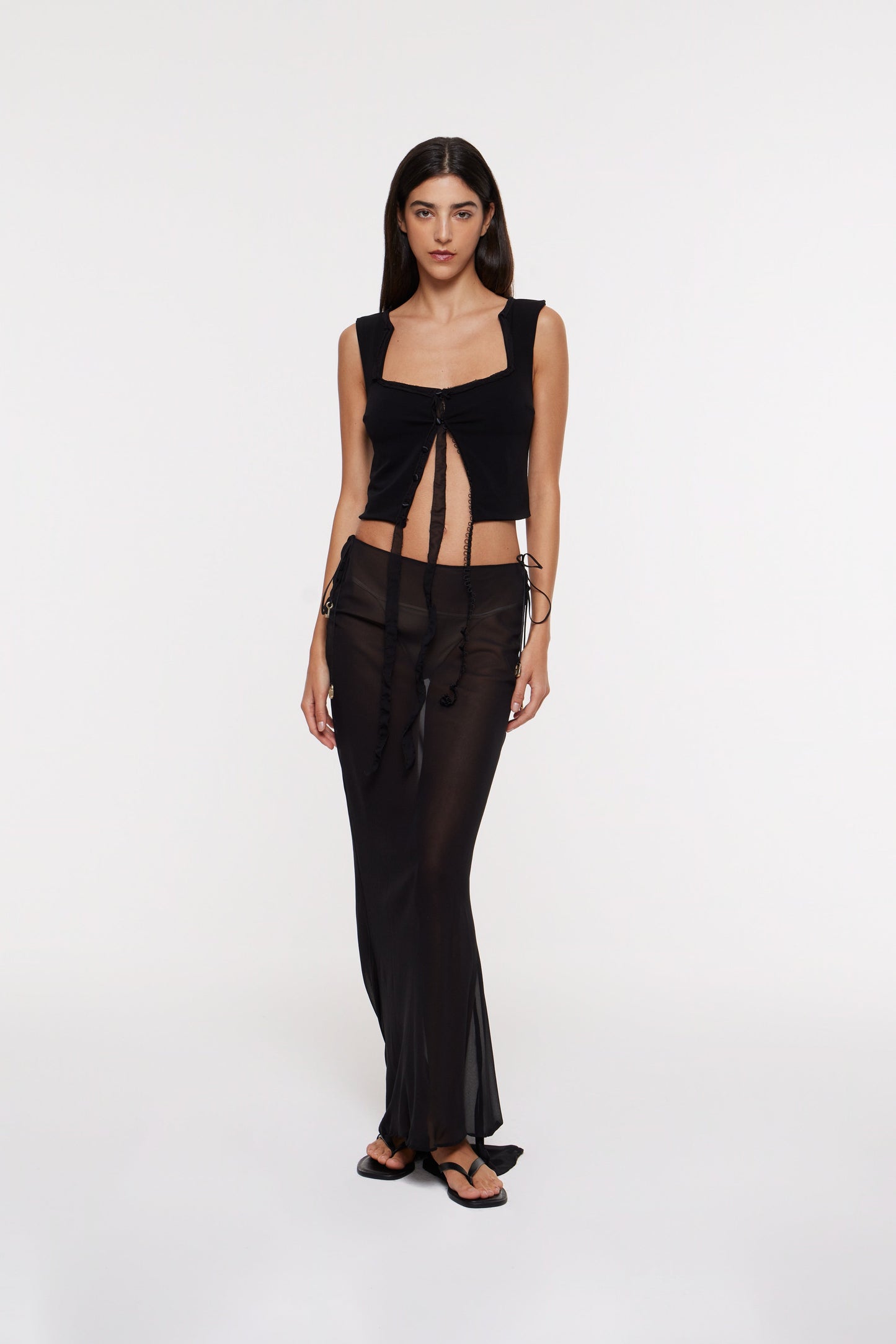 Faye top in black