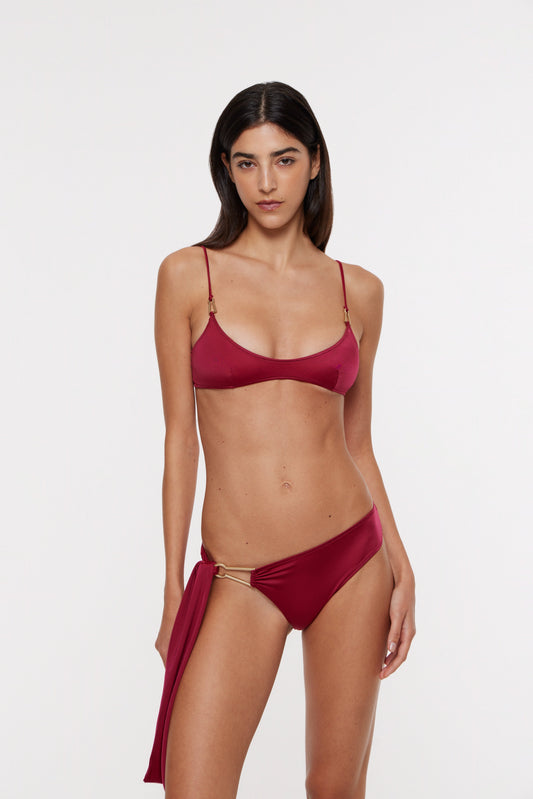 Jana swim bottom in cherry