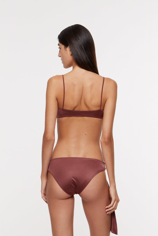 Jana swim bottom in chestnut