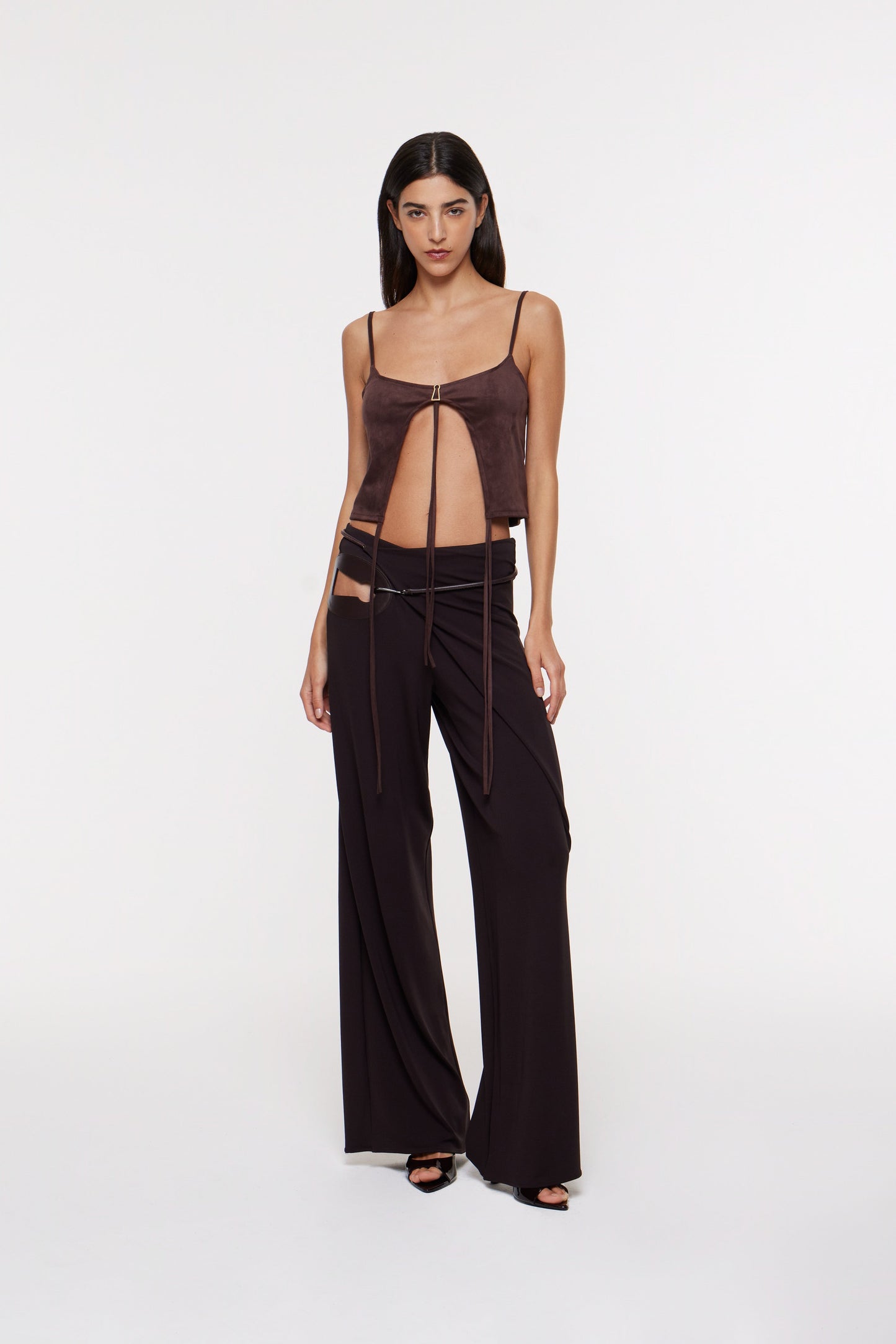 Nicole top in Chocolate