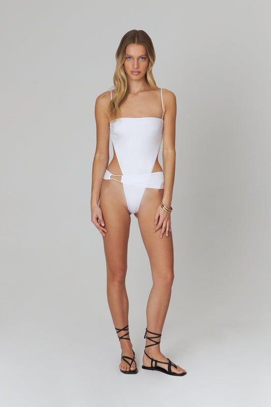 Aria swimsuit in white