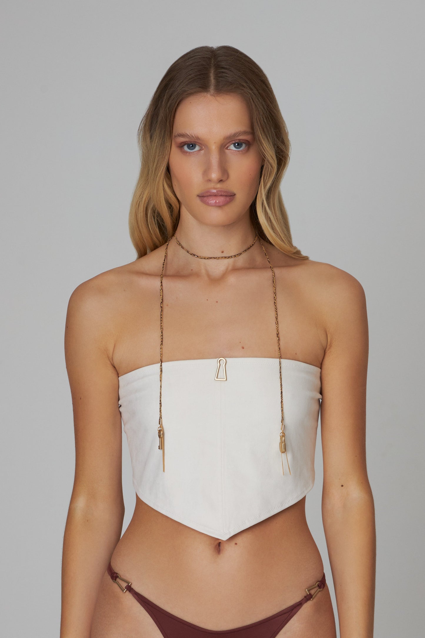 Kaia top in ivory