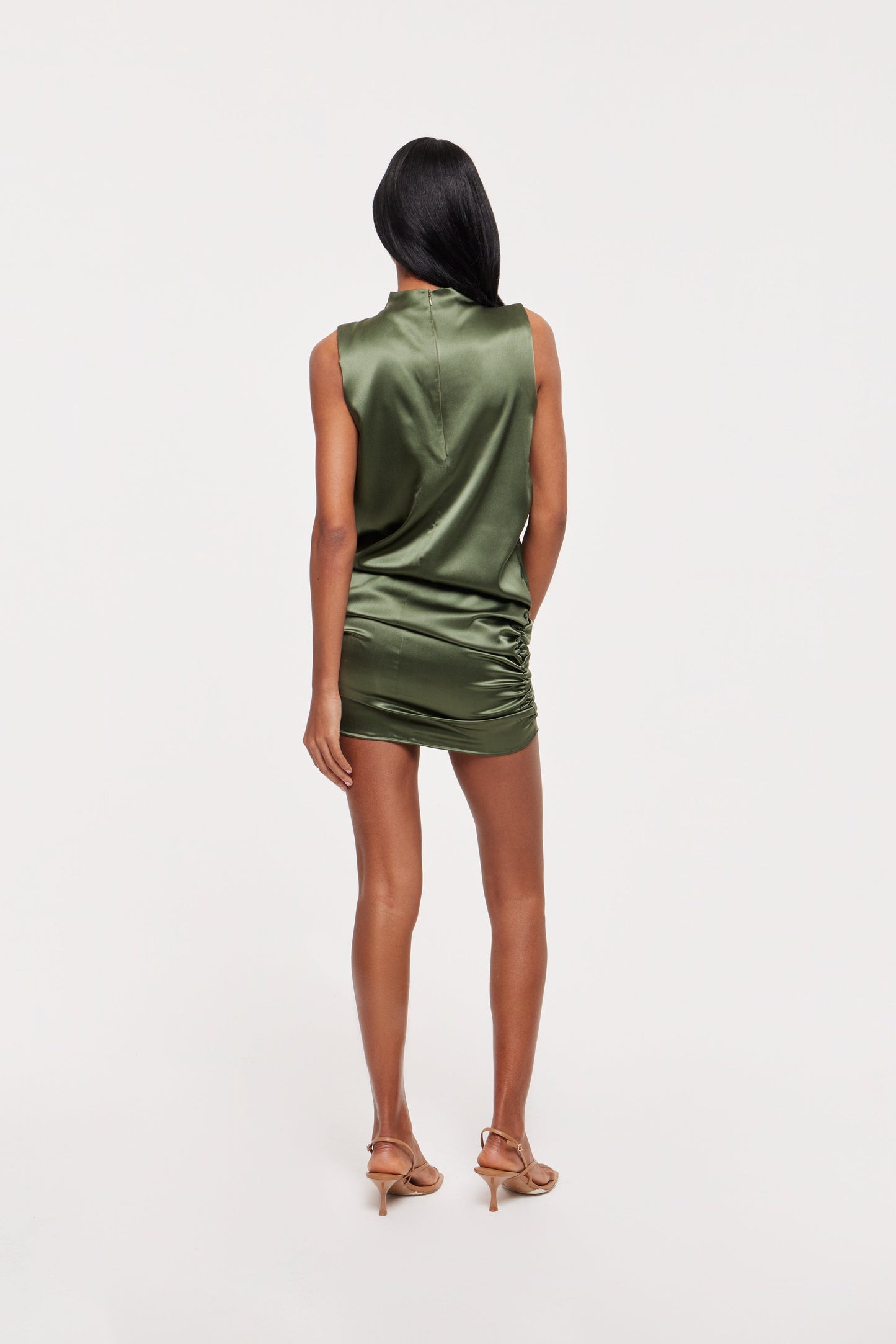 Livi mini dress in olive