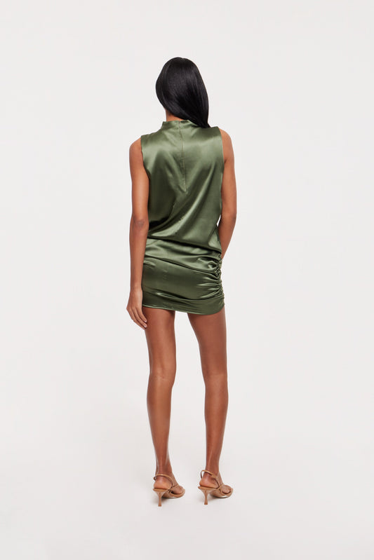 Livi mini dress in olive