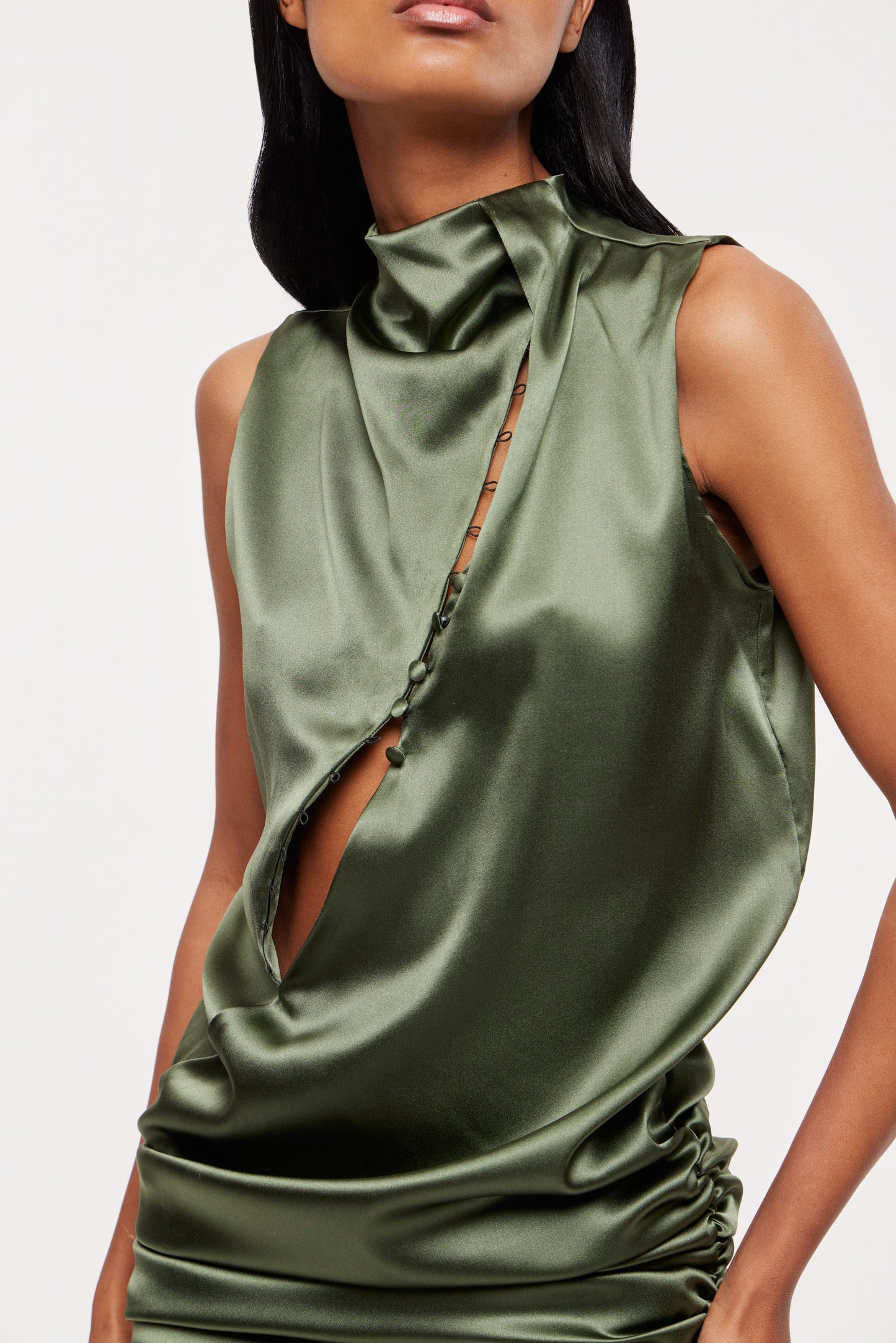 Livi mini dress in olive