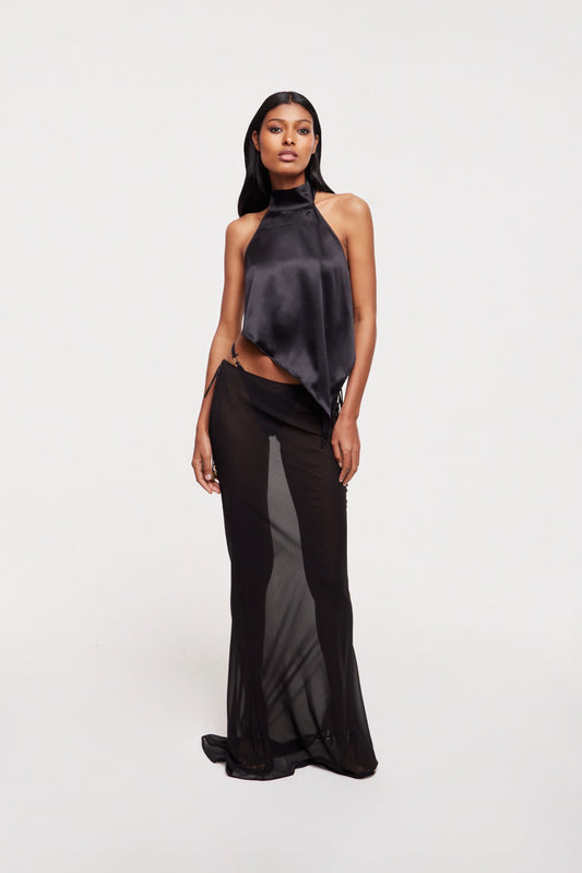 Naji top in black