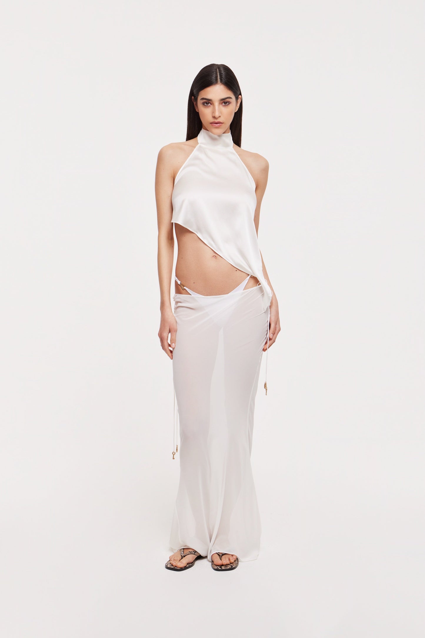 Kira maxi skirt in ivory