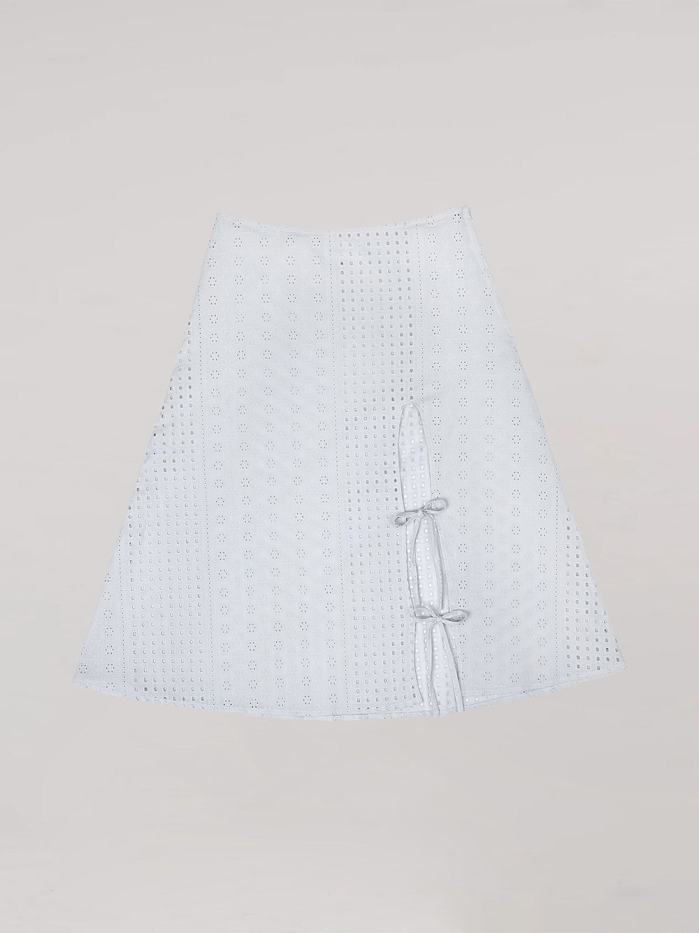 Blue Lumora White Midi Skirt falda