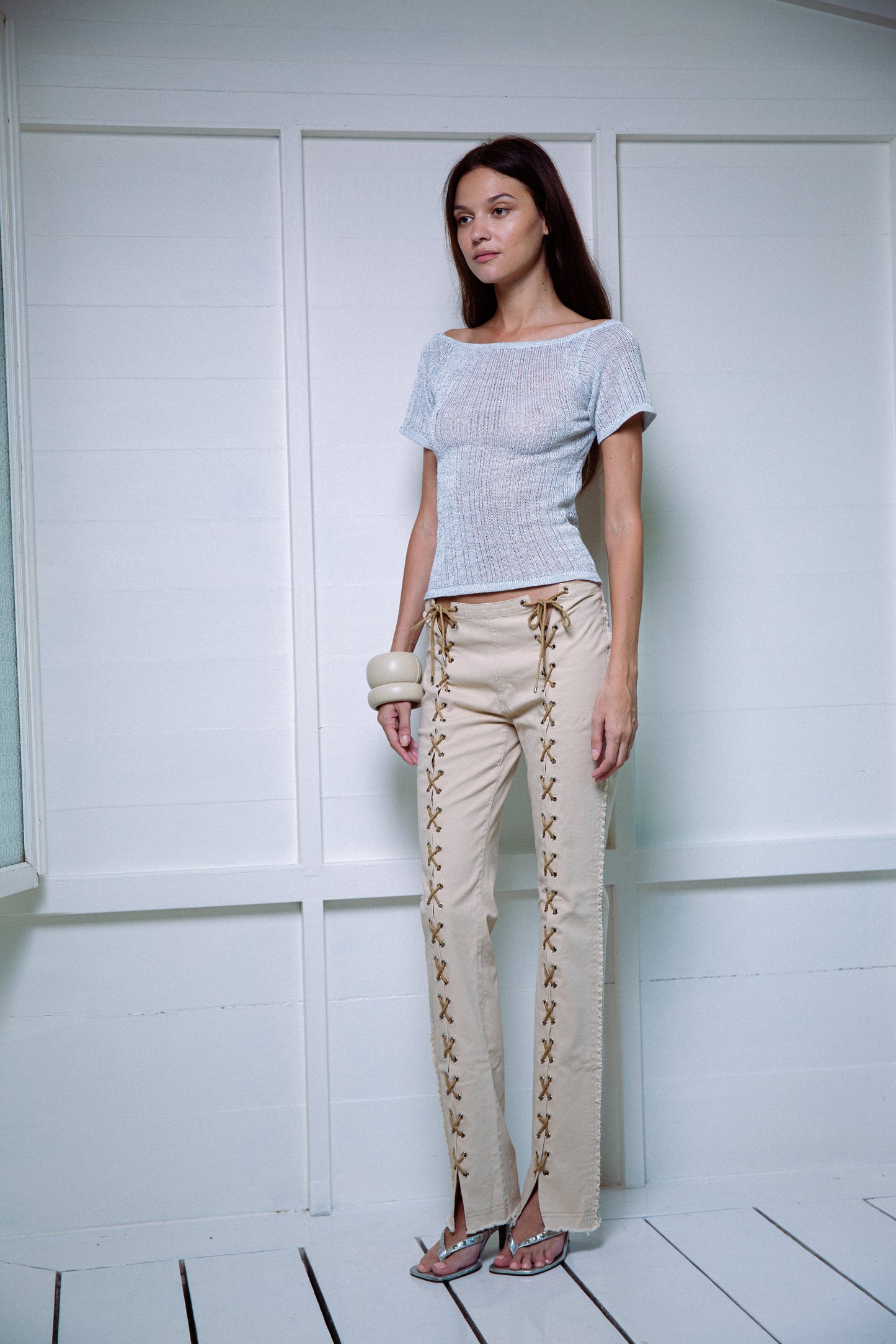 Rita Top Silver