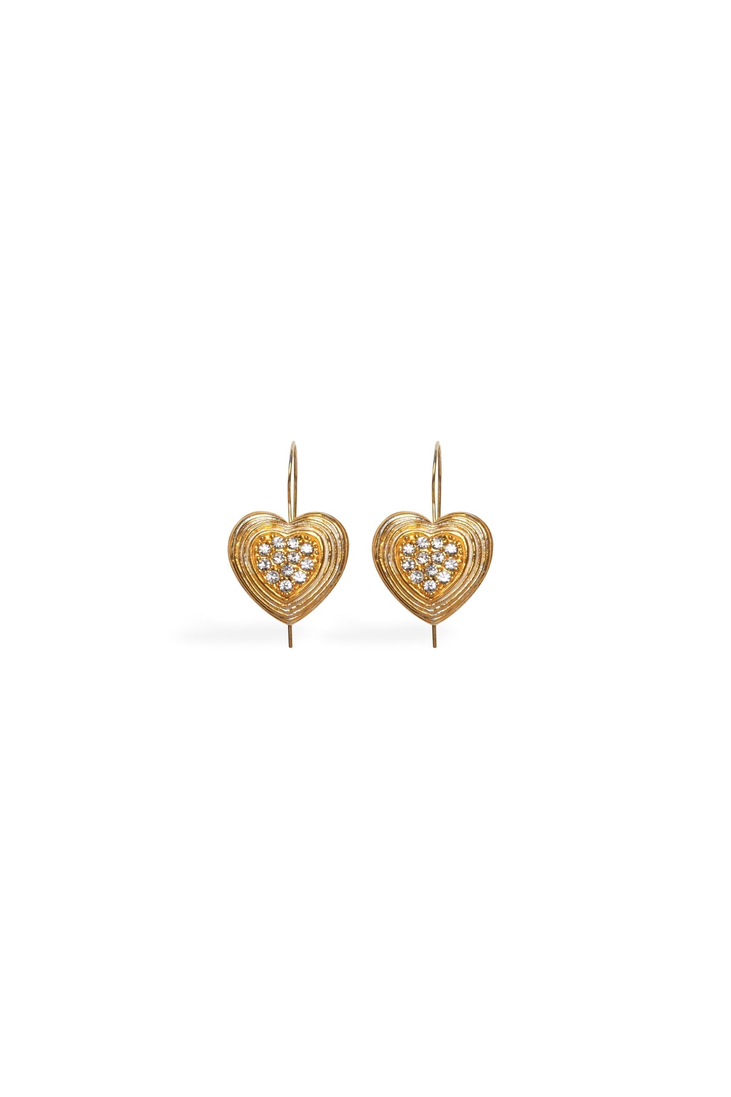 Gray Earrings Gold