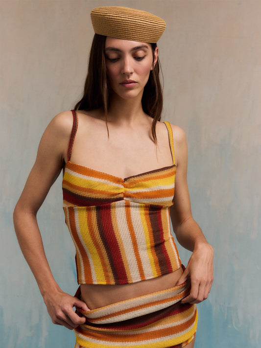 Sunlight Striped Knit Top