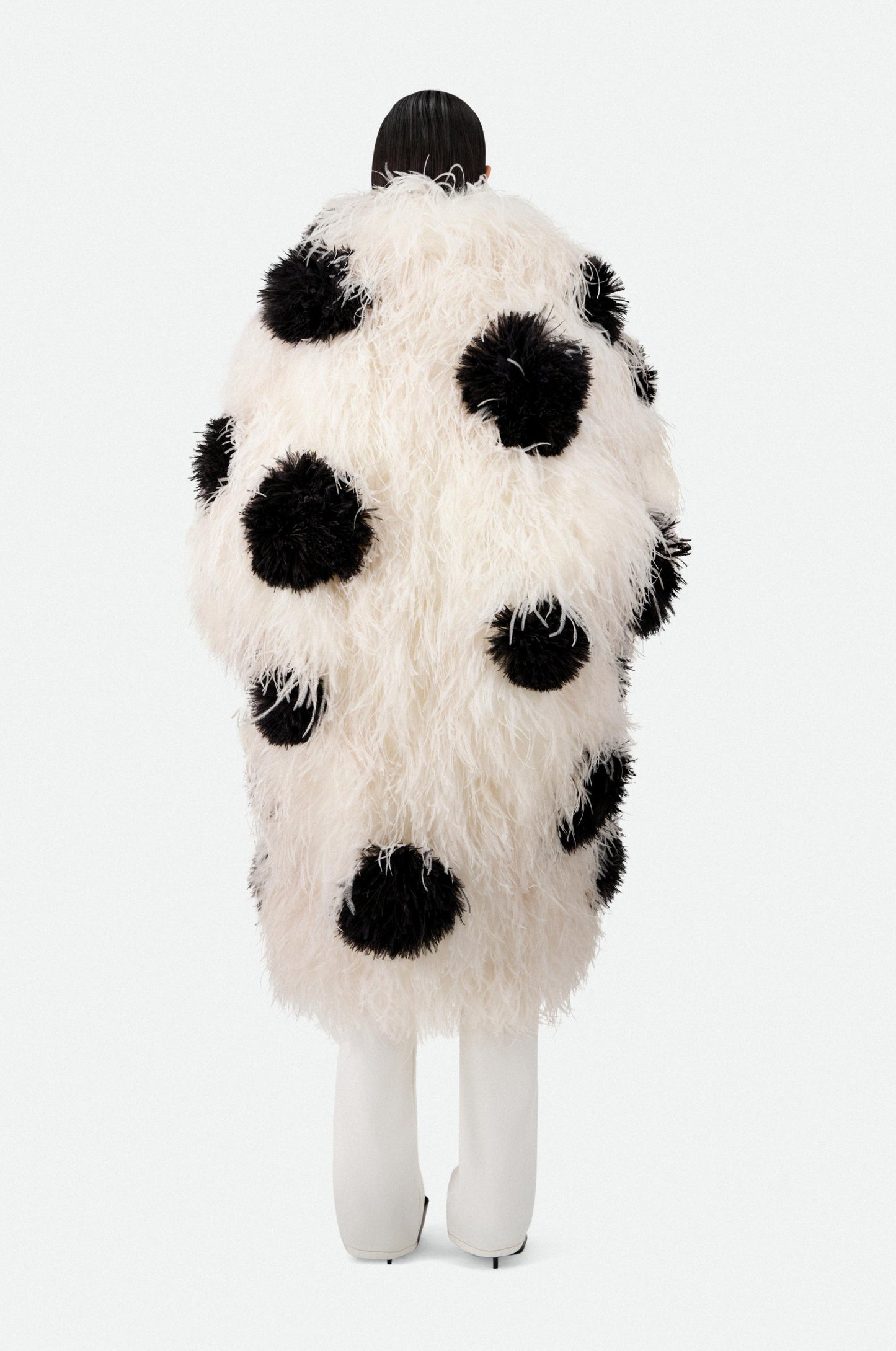 OSTRICH FEATHER CAR COAT - MADE TO ORDER