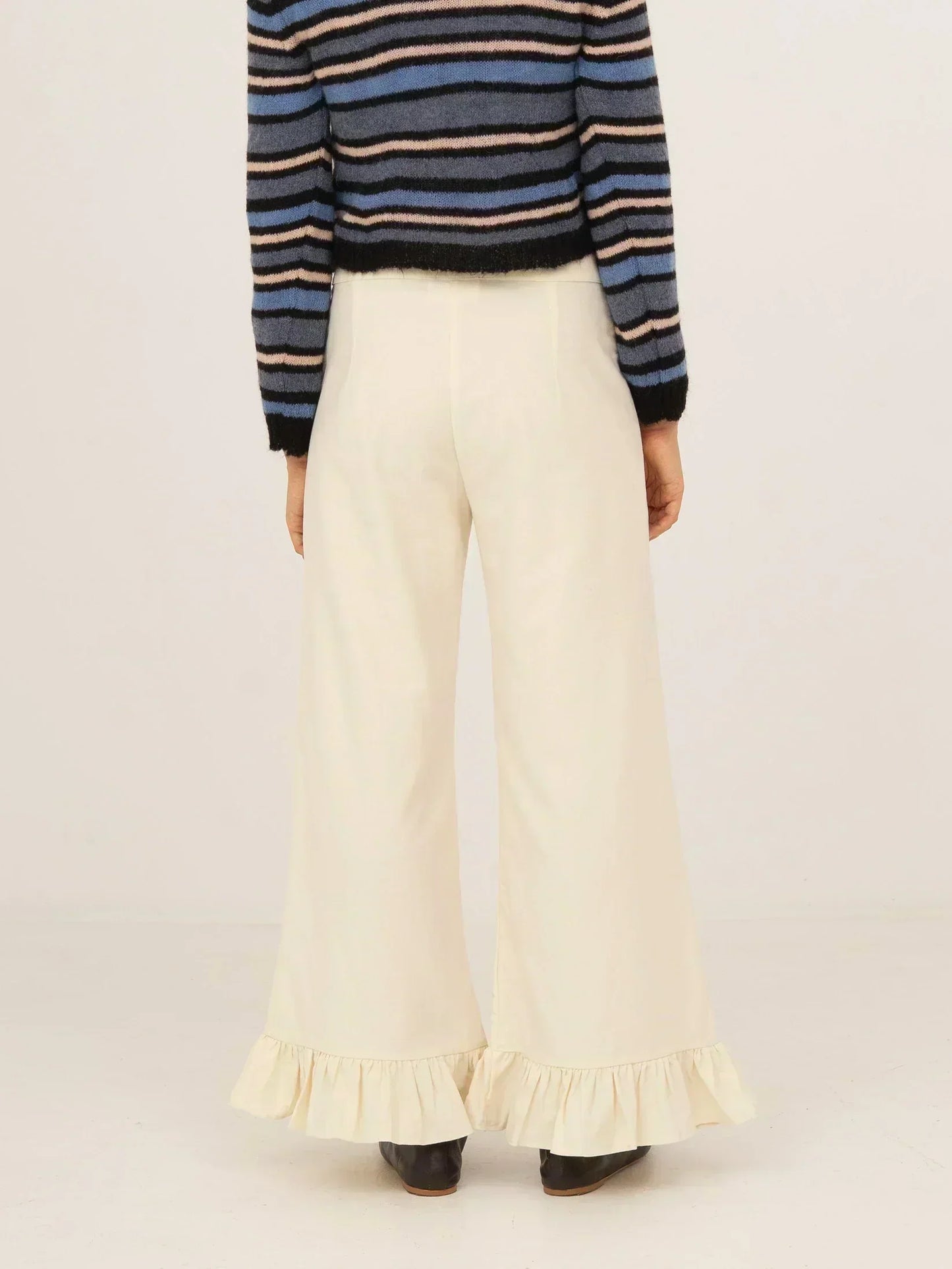 Tender White Corduroy Pants