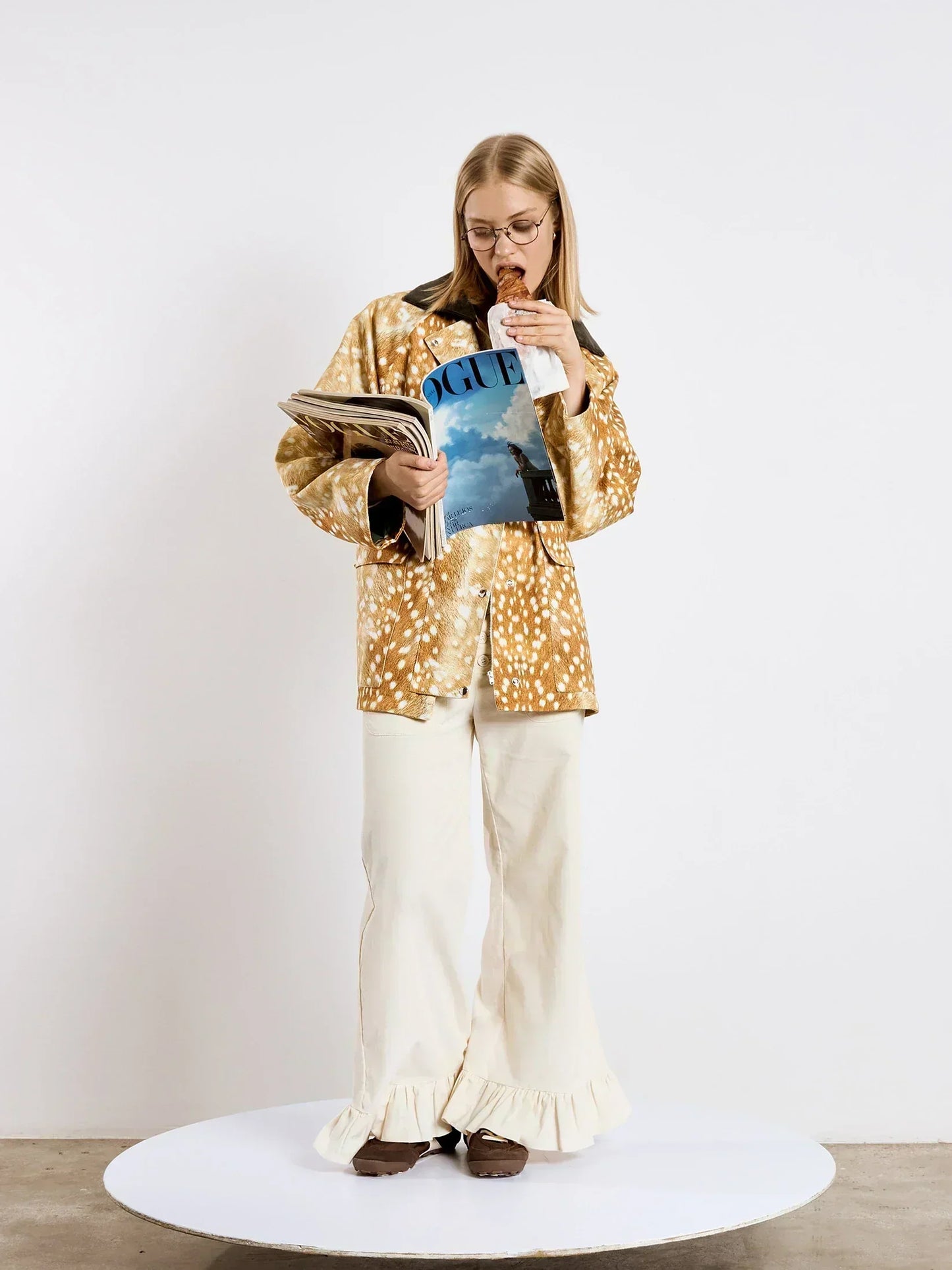 Tender White Corduroy Pants