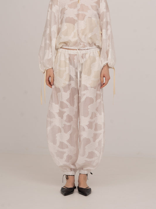 Printworks White Balloon Pants