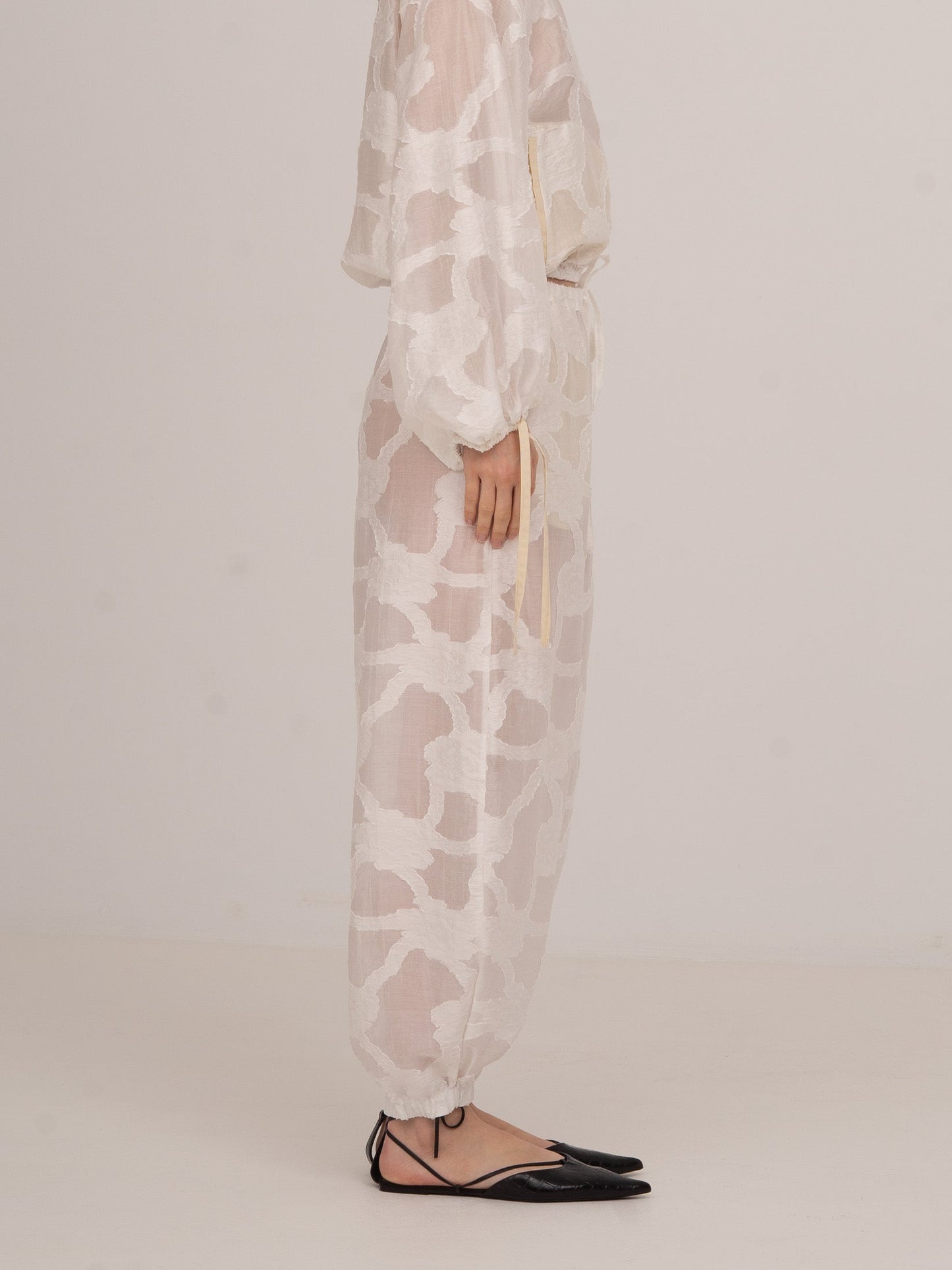 Printworks White Balloon Pants
