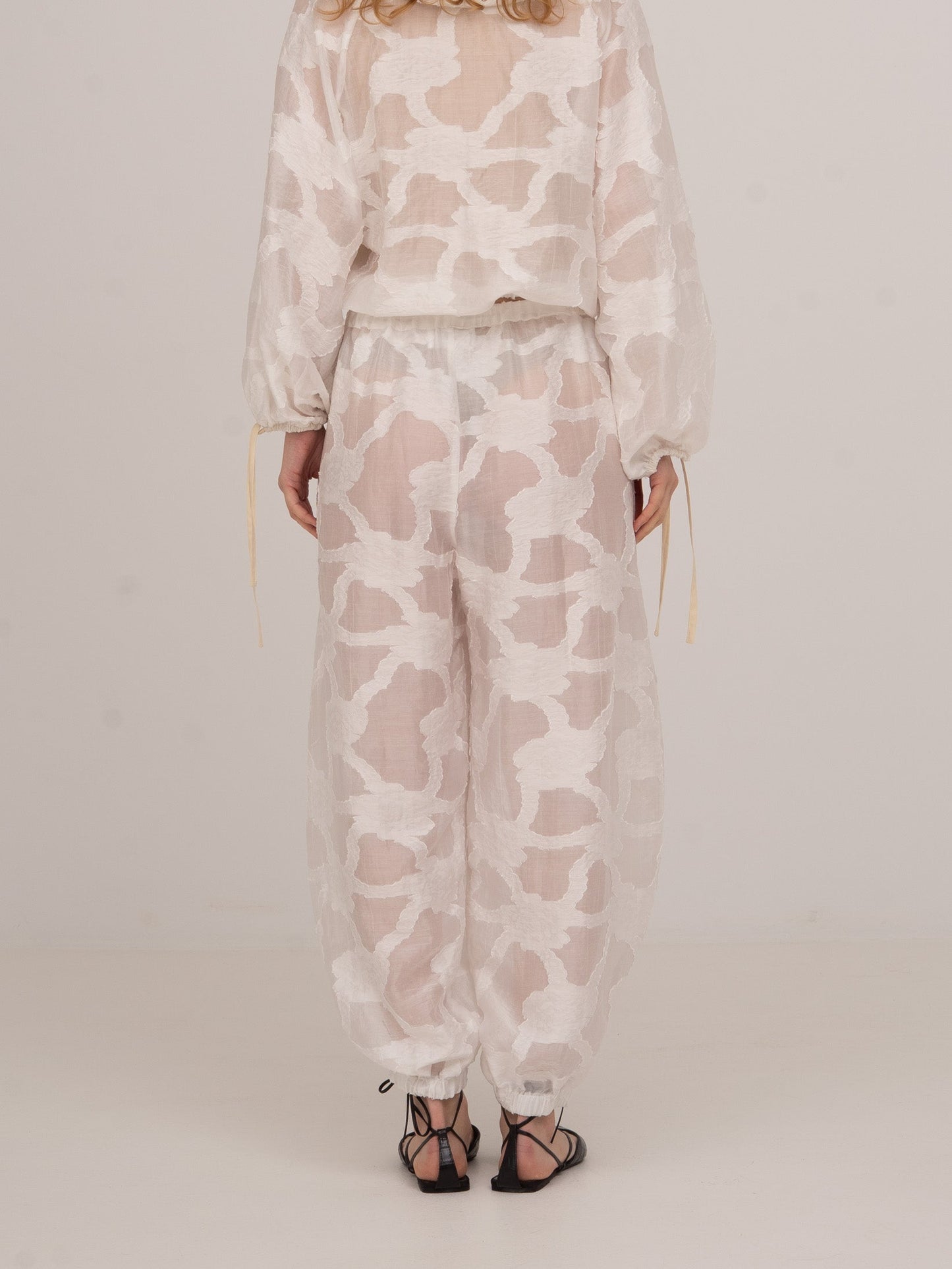 Printworks White Balloon Pants