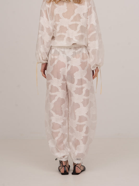 Printworks White Balloon Pants