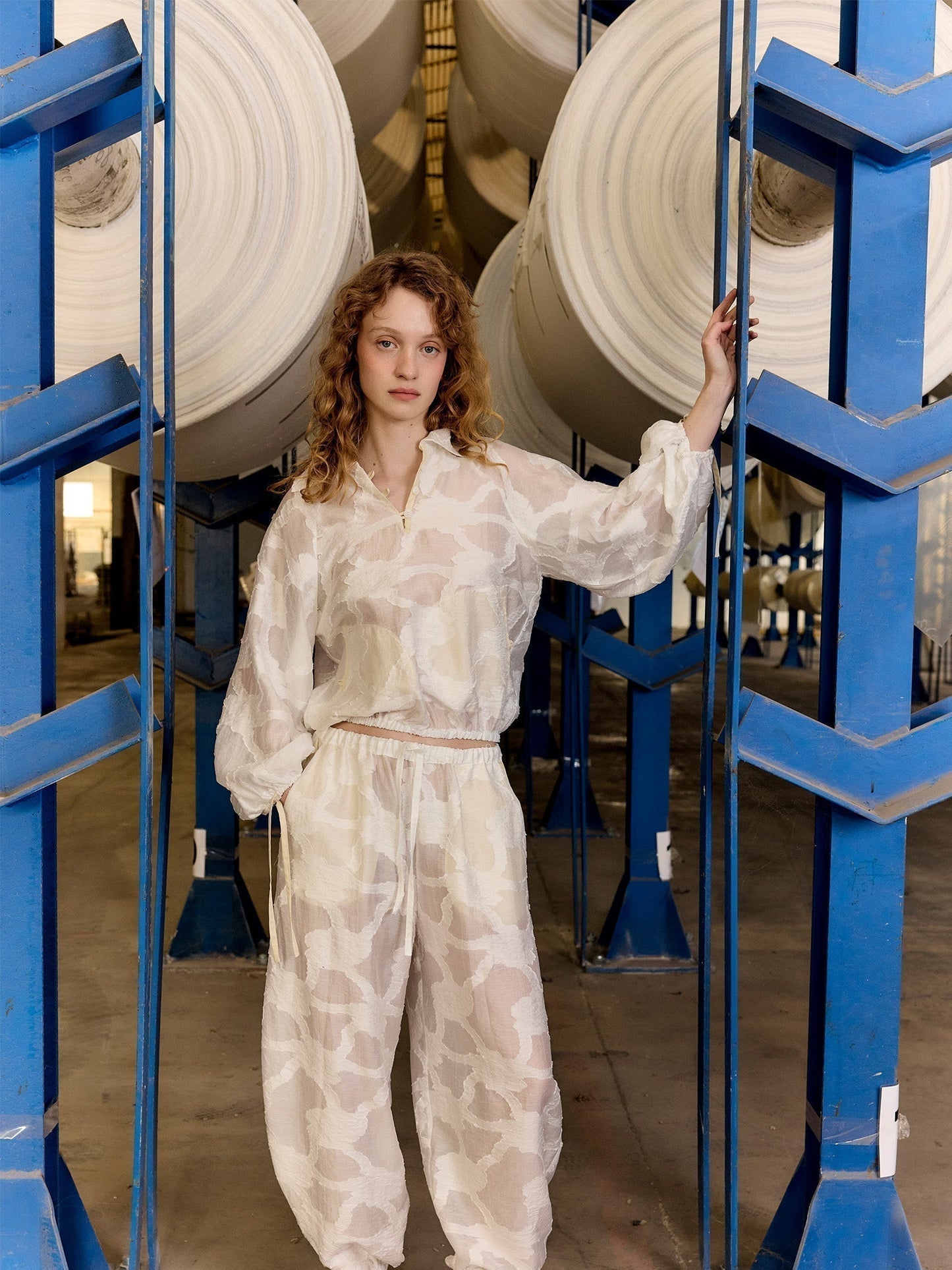 Printworks White Balloon Pants