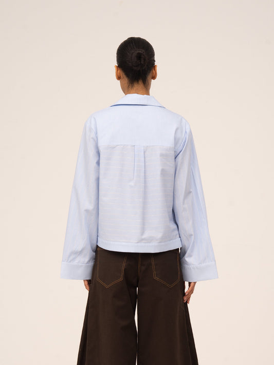 Hunter Striped Blue Shirt