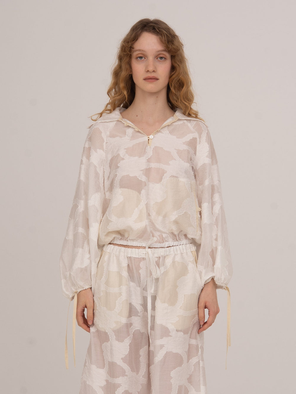 Printworks White Balloon Blouse