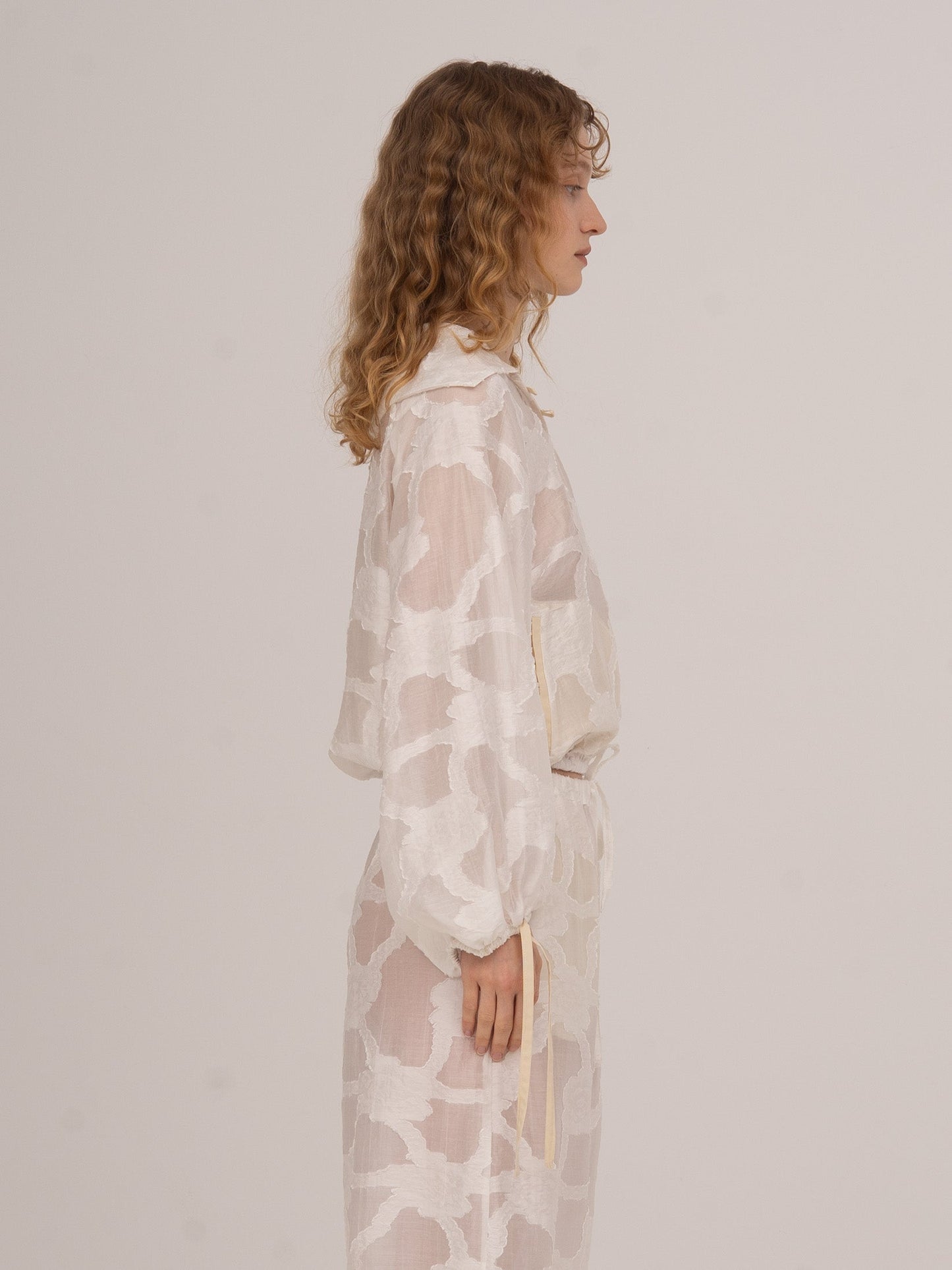 Printworks White Balloon Blouse