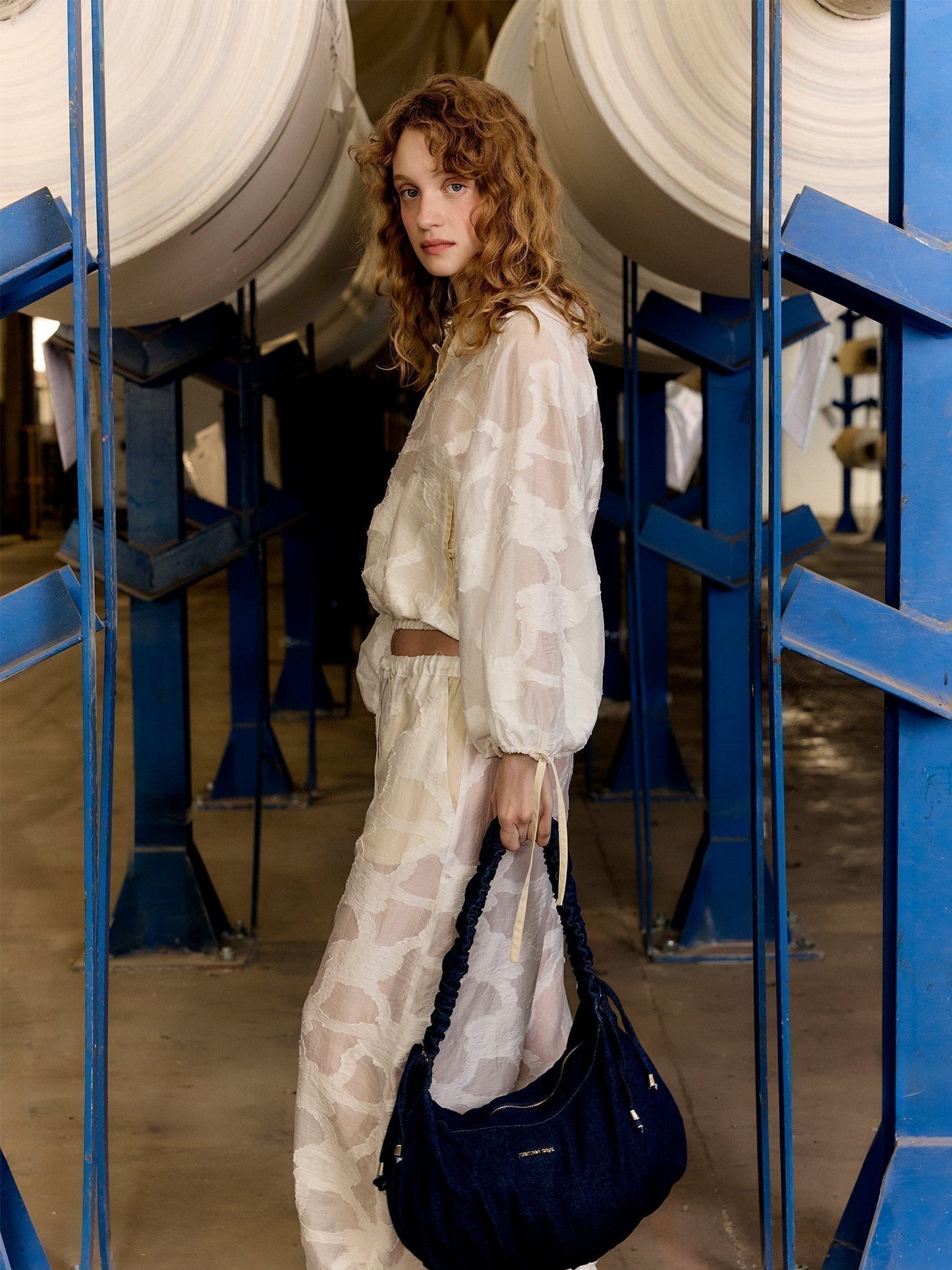 Printworks White Balloon Blouse