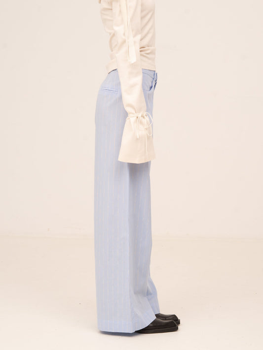 Striped Flash Blue Trousers