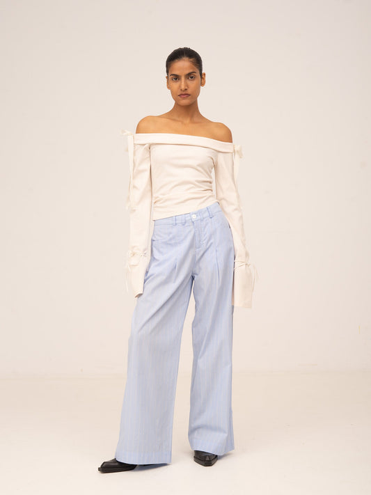 Striped Flash Blue Trousers