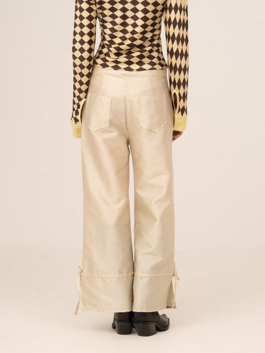 Clown Cream Sparkle Pants