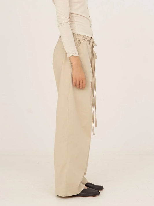 Sappy Beige Pants