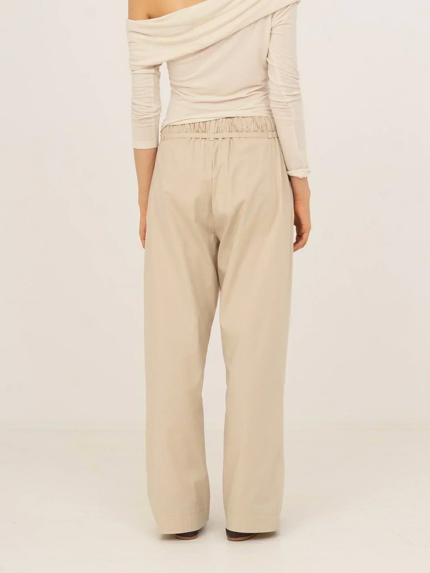 Sappy Beige Pants