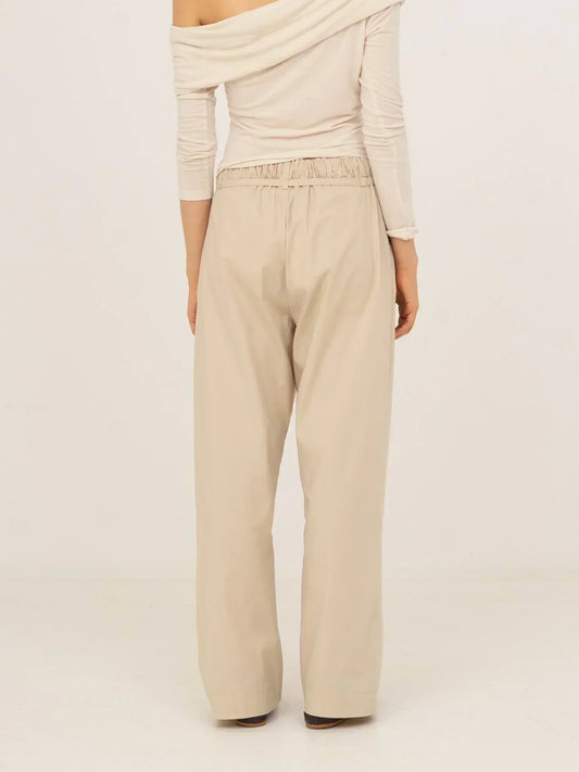 Sappy Beige Pants
