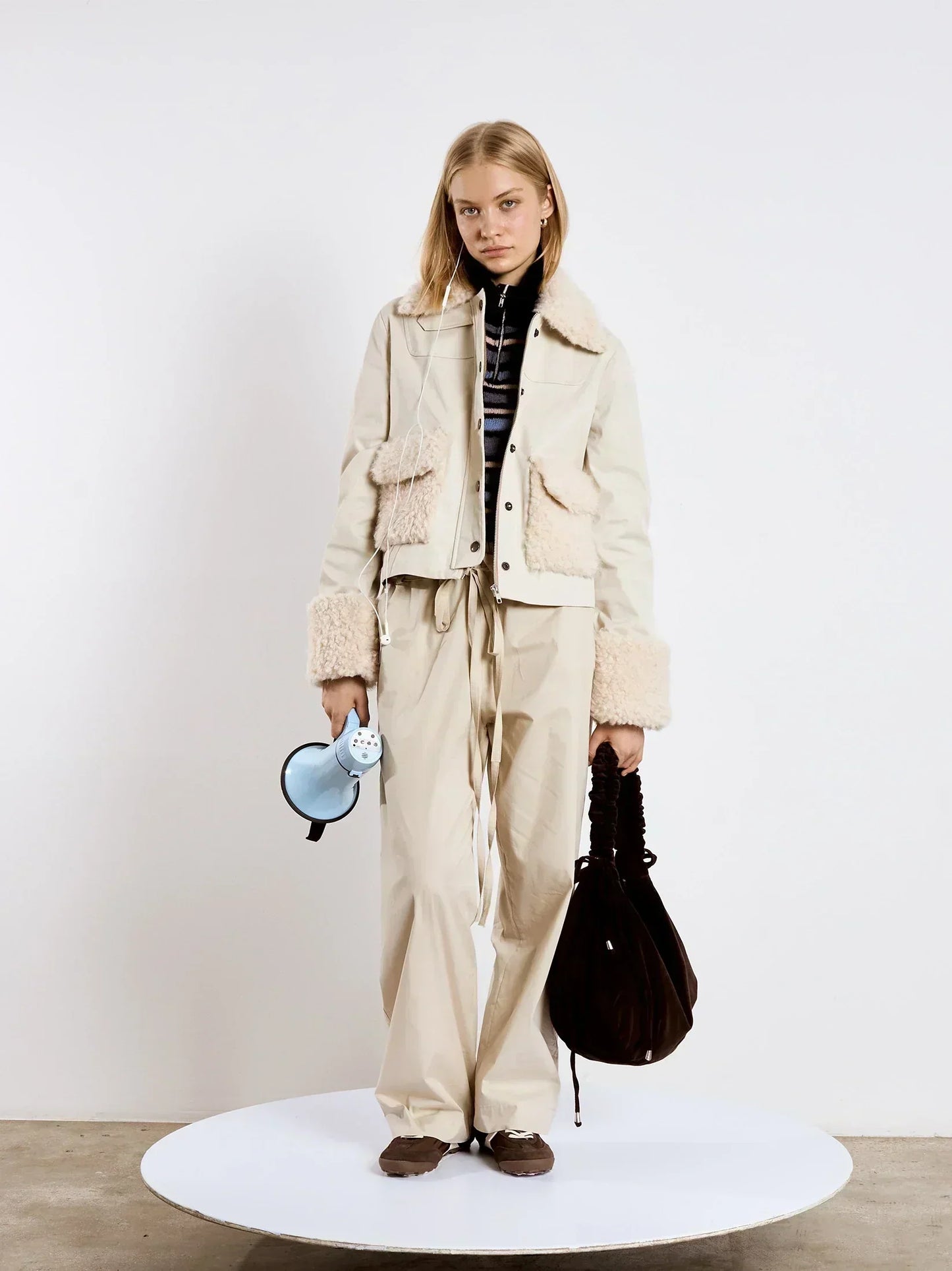 Sappy Beige Pants