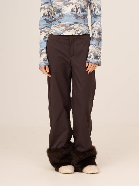 Bear Brown Fur Pants