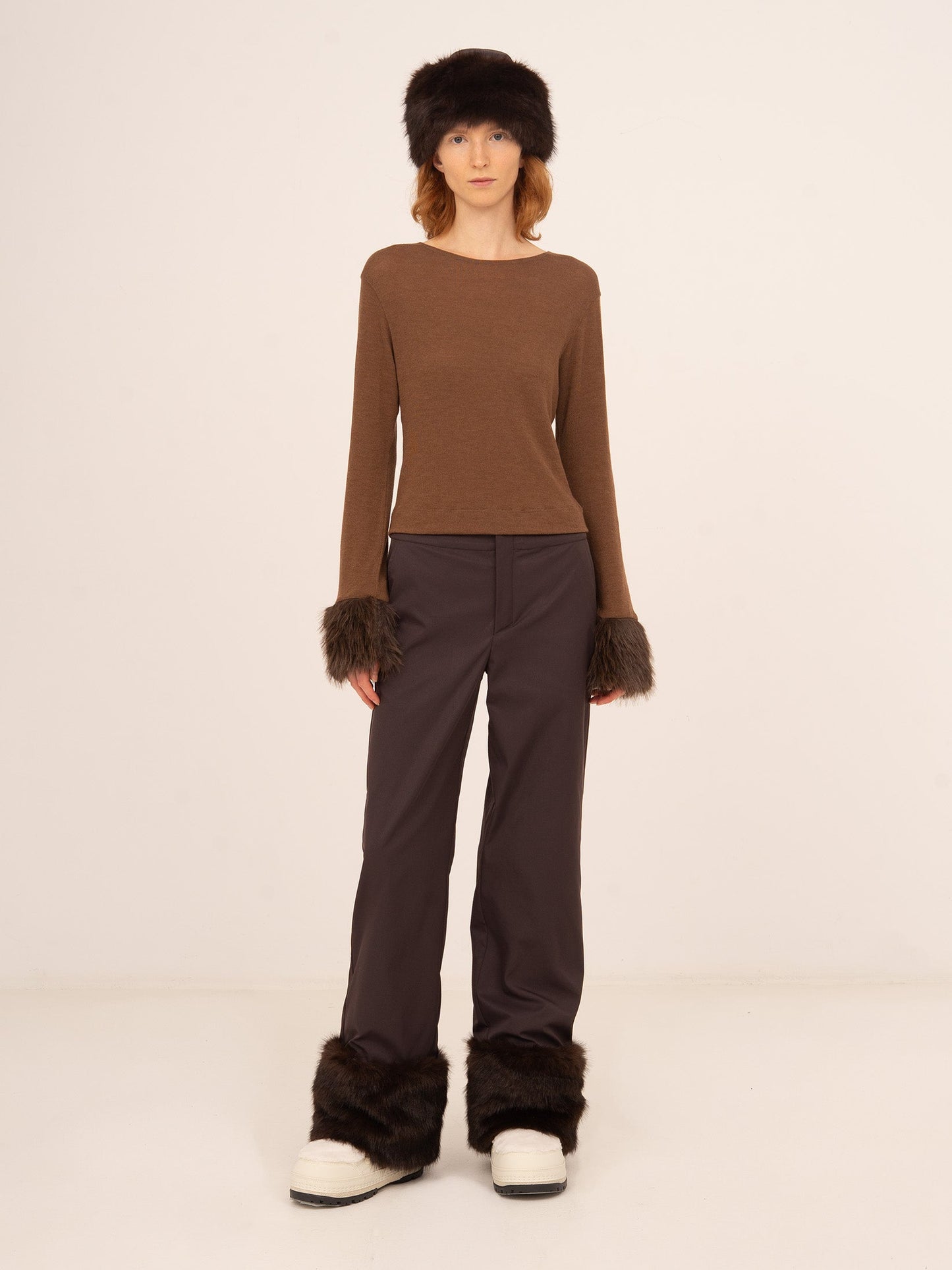 Bear Brown Fur Pants