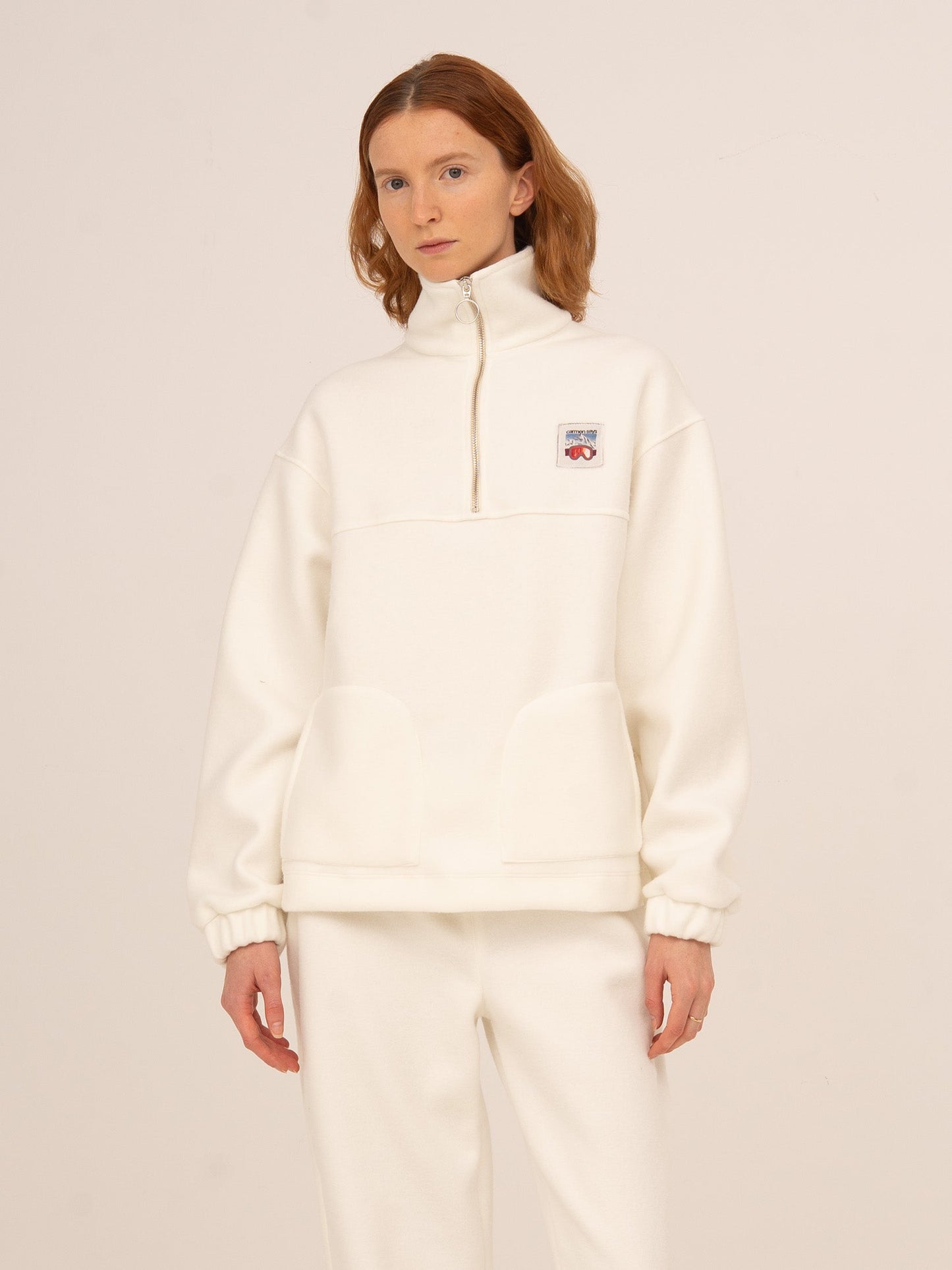 Downhill White Sweater