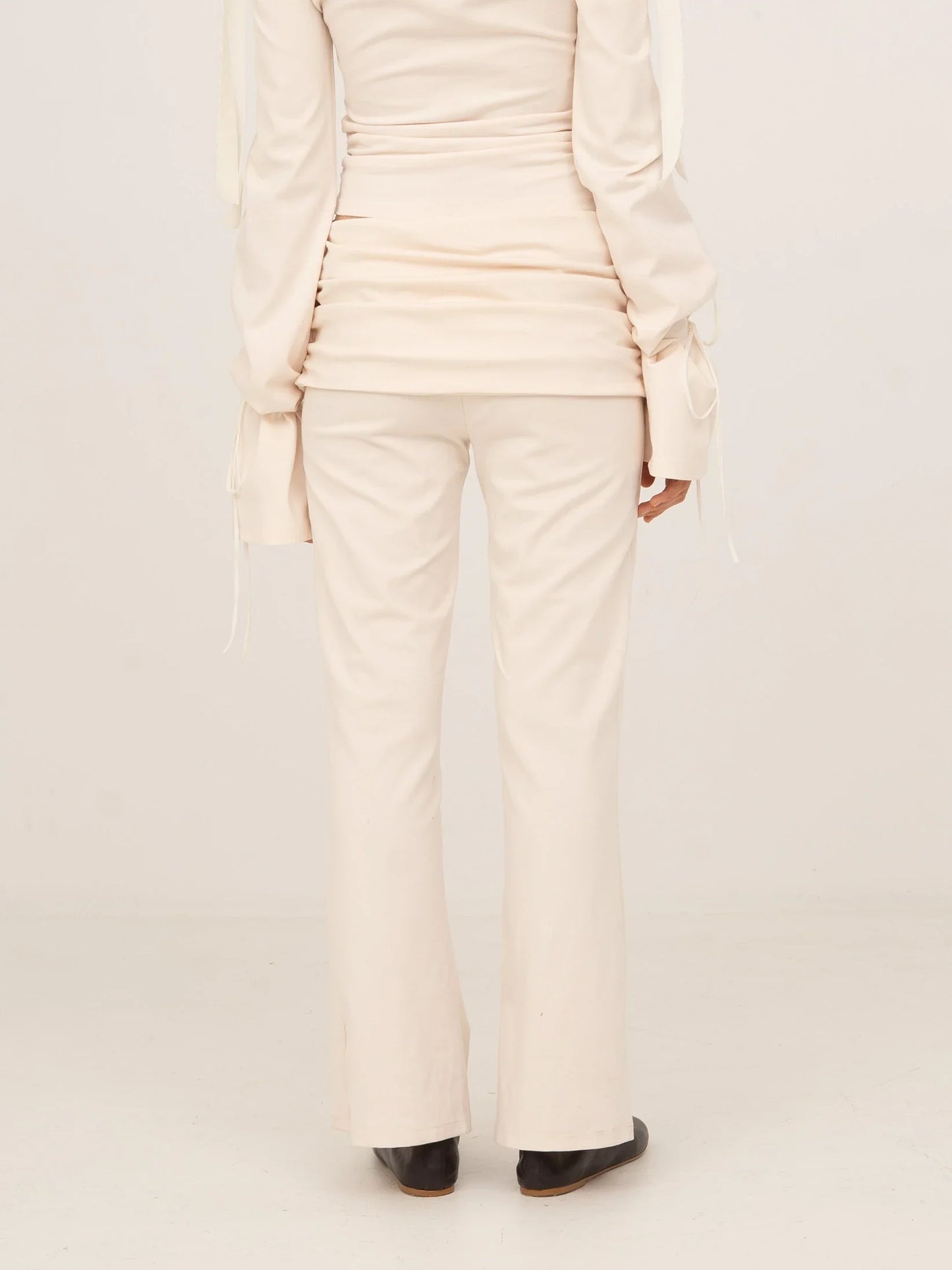 Angelic White Jersey Pants