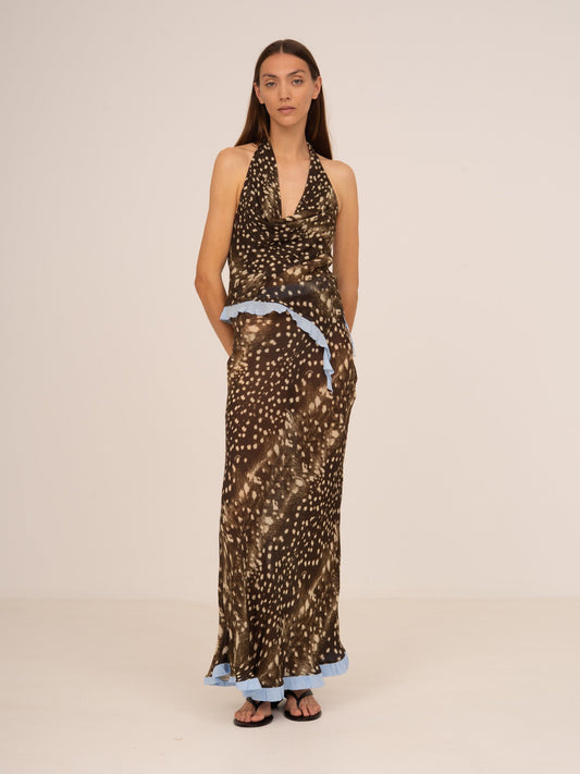 Ice Noir Animal Print Top