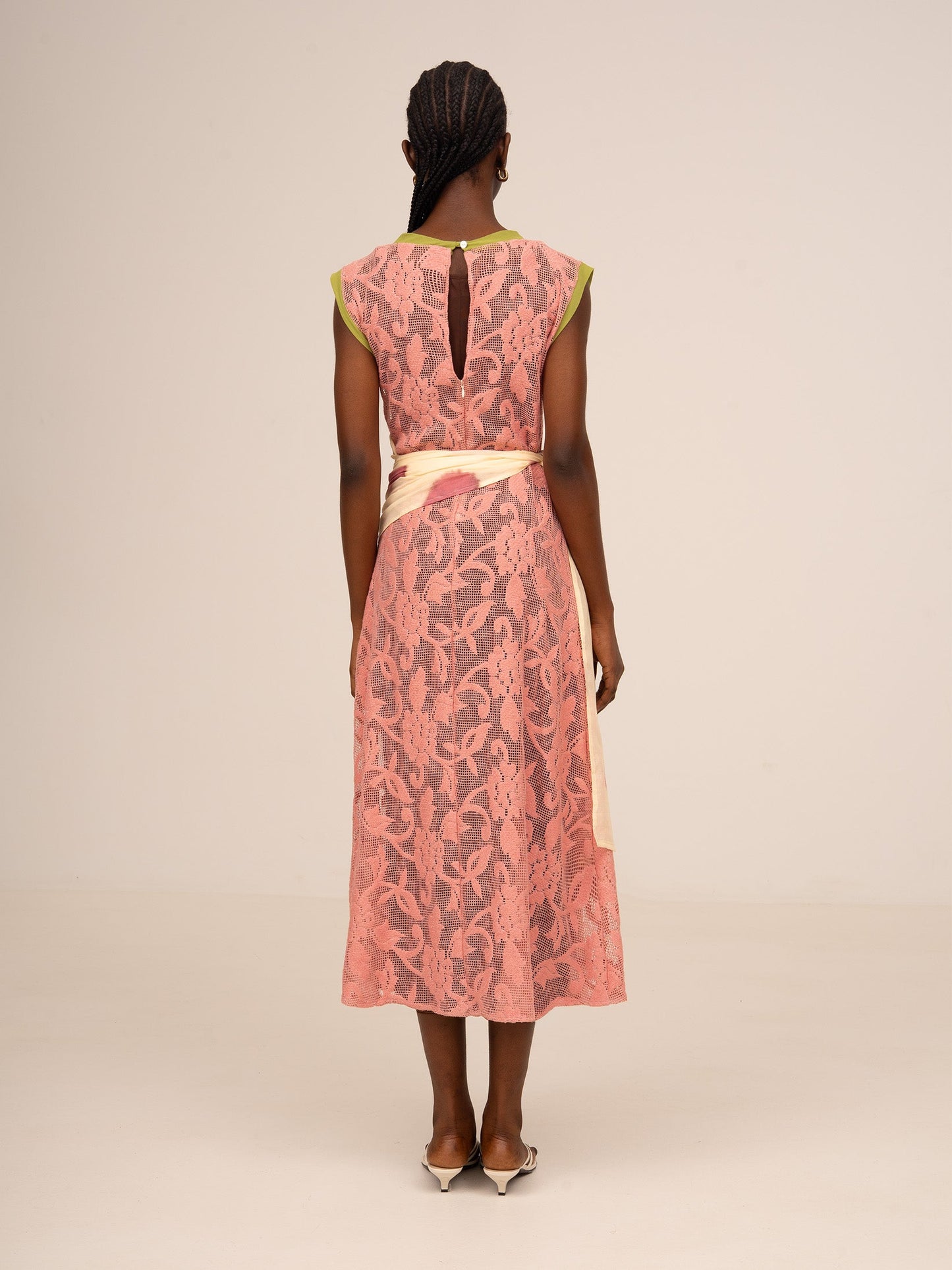 Proposal Pink Embroidery Occasion Dress