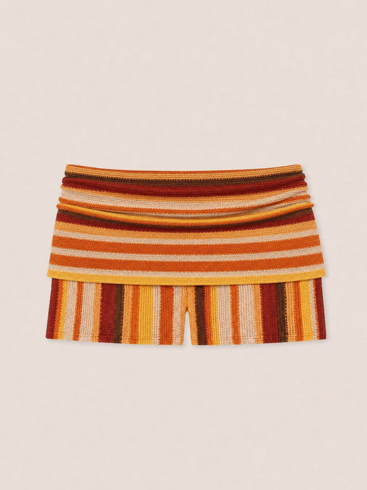 Sunlight Striped Knit Shorts