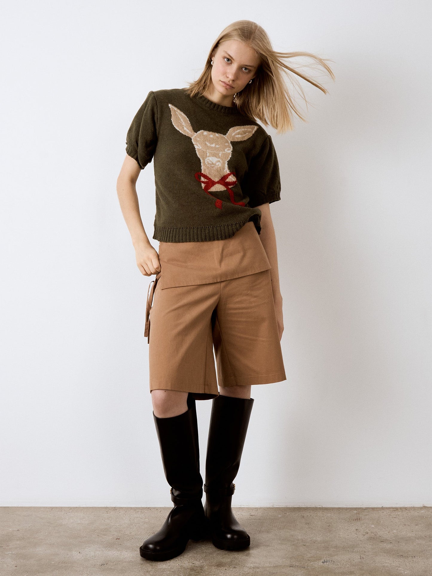 Chalet Brown Bermudas
